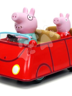 Autíčko na diaľkové ovládanie Peppa Pig RC Car Jada červené dĺžka 17