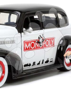 Autíčko Monopoly Chevy Master 1939 Jada kovové s otvárateľnými časťami a figúrkou Uncle Pennybags dĺžka 20 cm 1:24Autíčko Monopoly Chevy Master 1939 Jada kovové s otvárateľnými časťami a figúrkou Uncle Pennybags dĺžka 20 cm 1:24