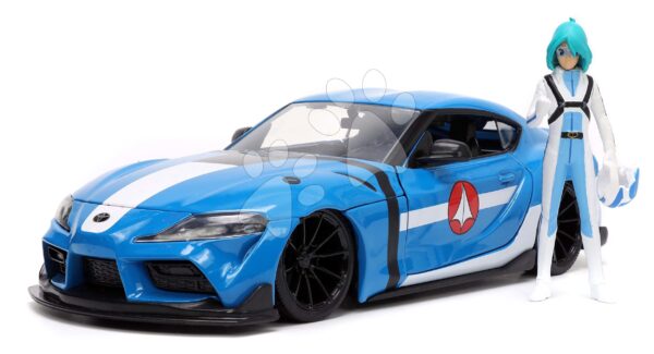 Autíčko Robotech ´20 Toyota Supra Jada kovové s otvárateľnými časťami a figúrkou Max Sterling dĺžka 20 cm 1:24Autíčko Robotech ´20 Toyota Supra Jada kovové s otvárateľnými časťami a figúrkou Max Sterling dĺžka 20 cm 1:24