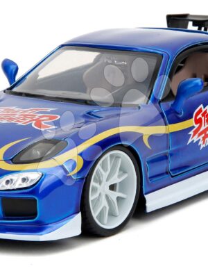 Autíčko Mazda RX-7 1993 Street Fighter Jada kovové s otvárateľnými časťami a figúrka Chun-Li dĺžka 20 cm 1:24Autíčko Mazda RX-7 1993 Street Fighter Jada kovové s otvárateľnými časťami a figúrka Chun-Li dĺžka 20 cm 1:24