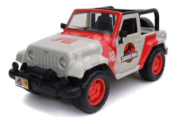 Autíčko na diaľkové ovládanie RC Jeep Wrangler Jurassic World Jada terénne dĺžka 30 cm 1:16 od 6 rokovAutíčko na diaľkové ovládanie RC Jeep Wrangler Jurassic World Jada terénne dĺžka 30 cm 1:16 od 6 rokov