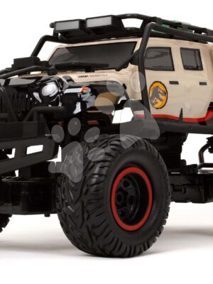 Autíčko na diaľkové ovládanie RC Jeep Gladiator 4x4 Jurassic World Jada terénne s odpružením a pohonom 4 kolies dĺžka 45 cm 1:12 od 8 rokovAutíčko na diaľkové ovládanie RC Jeep Gladiator 4x4 Jurassic World Jada terénne s odpružením a pohonom 4 kolies dĺžka 45 cm 1:12 od 8 rokov