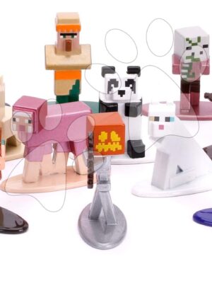 Figúrky zberateľské Minecraft Nano Jada kovové sada 18 druhov výška 4 cmFigúrky zberateľské Minecraft Nano Jada kovové sada 18 druhov výška 4 cm