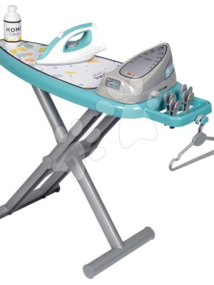 Žehliaca doska so žehličkou Ironing Board Steam Iron Smoby s vešiakmi a 9 doplnkamiŽehliaca doska so žehličkou Ironing Board Steam Iron Smoby s vešiakmi a 9 doplnkami