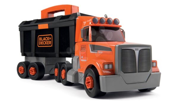 Kamión s pracovným kufríkom Black&Decker Truck Smoby a 60 doplnkov s náradímKamión s pracovným kufríkom Black&Decker Truck Smoby a 60 doplnkov s náradím