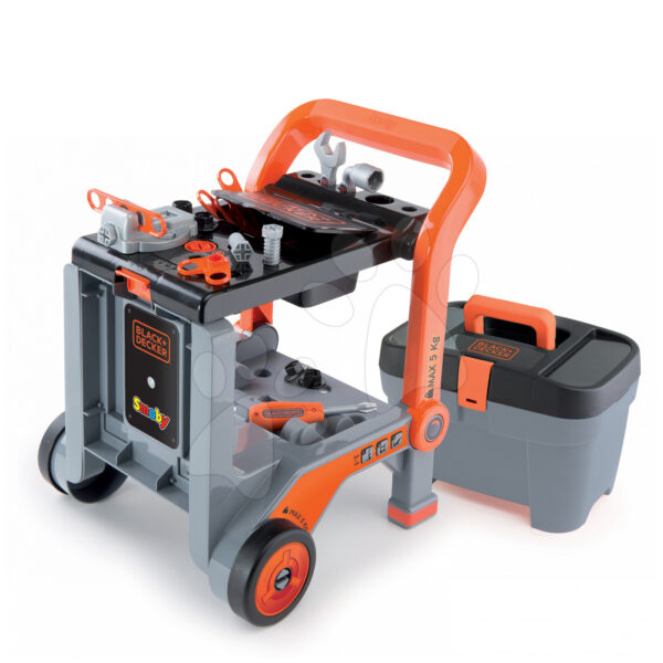 Smoby dielňa na kolieskach Black&Decker Devil Workmate 360202 sivo-oranžováSmoby dielňa na kolieskach Black&Decker Devil Workmate 360202 sivo-oranžová