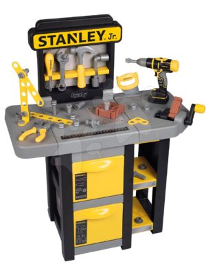 Pracovná dielňa skladacia Stanley Open Bricolo Workbench Smoby s 37 doplnkamiPracovná dielňa skladacia Stanley Open Bricolo Workbench Smoby s 37 doplnkami