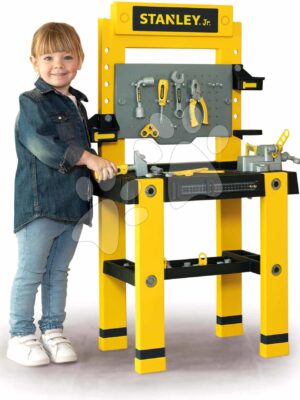 Pracovná dielňa Stanley Bricolo One Workbench Smoby so zatĺkačkou a 57 doplnkamiPracovná dielňa Stanley Bricolo One Workbench Smoby so zatĺkačkou a 57 doplnkami