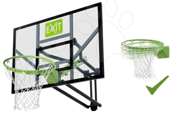 Basketbalová konštrukcia s doskou a flexibilným košom Galaxy wall mounted basketball Exit Toys oceľová uchytenie na stenu nastaviteľná výškaBasketbalová konštrukcia s doskou a flexibilným košom Galaxy wall mounted basketball Exit Toys oceľová uchytenie na stenu nastaviteľná výška