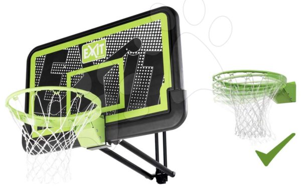 Basketbalová konštrukcia s doskou a flexibilným košom Galaxy wall mount system black edition Exit Toys oceľová uchytenie na stenu nastaviteľná výškaBasketbalová konštrukcia s doskou a flexibilným košom Galaxy wall mount system black edition Exit Toys oceľová uchytenie na stenu nastaviteľná výška