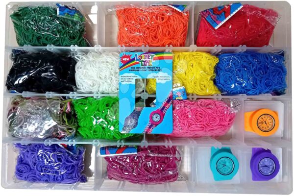 Darčekový box Gift box large Rainbow Loom 7200 gumičiek s klipmi od 6 rokovDarčekový box Gift box large Rainbow Loom 7200 gumičiek s klipmi od 6 rokov