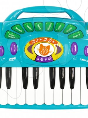 Elektronické piano 44 Cats Smoby s 8 pesničkami so zvukom a svetlom a s nahrávaním od 5 rokovElektronické piano 44 Cats Smoby s 8 pesničkami so zvukom a svetlom a s nahrávaním od 5 rokov