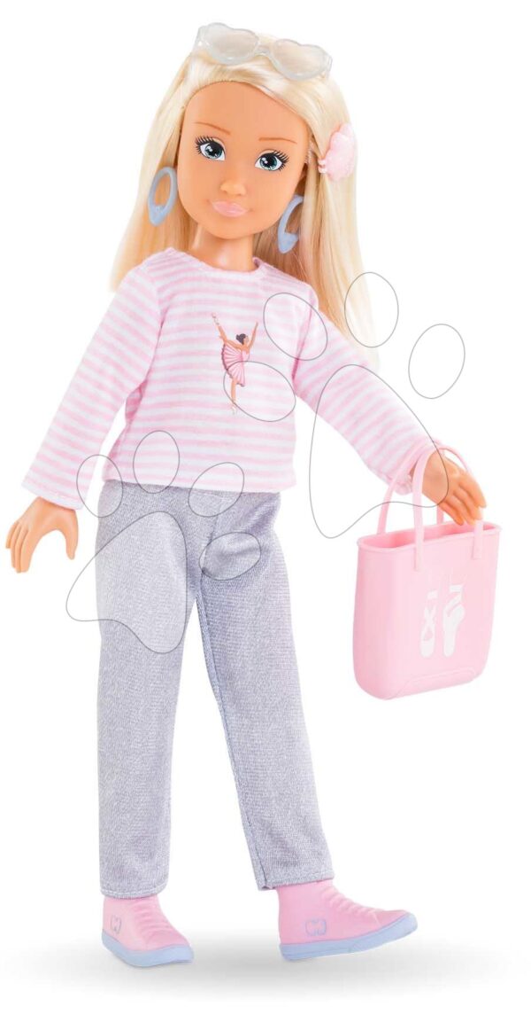 Bábika Valentine Shopping Set Corolle Girls s blond vlasmi 28 cm 6 doplnkov od 4 rokovBábika Valentine Shopping Set Corolle Girls s blond vlasmi 28 cm 6 doplnkov od 4 rokov