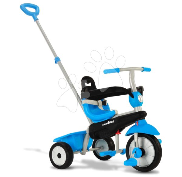 Trojkolka s vodiacou tyčou Lollipop Blue SmarTrike s tlmičom a voľnobehom modrá od 10 mesTrojkolka s vodiacou tyčou Lollipop Blue SmarTrike s tlmičom a voľnobehom modrá od 10 mes