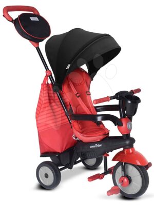 Trojkolka SWING DLX 4v1 Red TouchSteering smarTrike s tlmičom a voľnobehom + UV filter červeno-čierna od 10 mesTrojkolka SWING DLX 4v1 Red TouchSteering smarTrike s tlmičom a voľnobehom + UV filter červeno-čierna od 10 mes