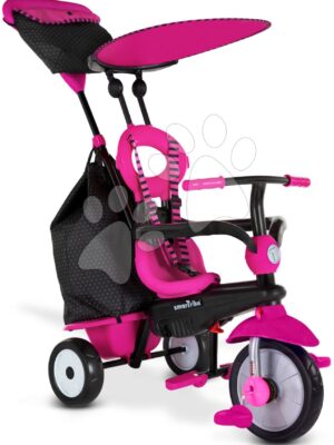 Trojkolka Vanilla Plus Pink Classic smarTrike TouchSteering ovládanie s gumenými kolesami a tlmičom 2 tašky od 10 mesTrojkolka Vanilla Plus Pink Classic smarTrike TouchSteering ovládanie s gumenými kolesami a tlmičom 2 tašky od 10 mes