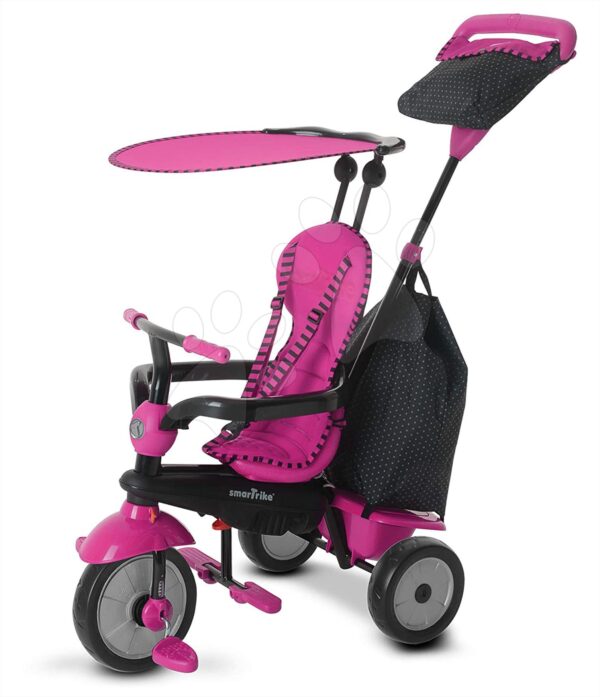 Trojkolka smarTrike Glow 4v1 Touch Steering Black&Pink 6402200 ružovo-čiernaTrojkolka smarTrike Glow 4v1 Touch Steering Black&Pink 6402200 ružovo-čierna