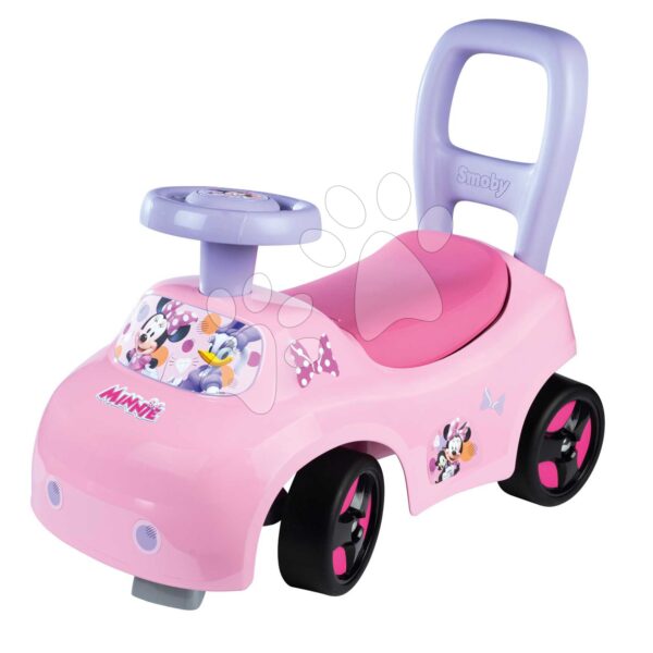 Odrážadlo a chodítko 2v1 Minnie Auto Ride On Smoby ergonomické s opierkou a úložným boxom pod sedadlom od 10 mesOdrážadlo a chodítko 2v1 Minnie Auto Ride On Smoby ergonomické s opierkou a úložným boxom pod sedadlom od 10 mes