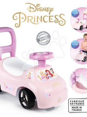 Odrážadlo a chodítko 2v1 Disney Princess Auto Ride On Smoby ergonomické s opierkou a úložným boxom pod sedadlom od 10 mesOdrážadlo a chodítko 2v1 Disney Princess Auto Ride On Smoby ergonomické s opierkou a úložným boxom pod sedadlom od 10 mes