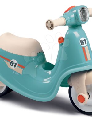 Odrážadlo motorka s reflektorom Scooter Blue Smoby s gumenými kolesami modro-šedé od 18 mesOdrážadlo motorka s reflektorom Scooter Blue Smoby s gumenými kolesami modro-šedé od 18 mes