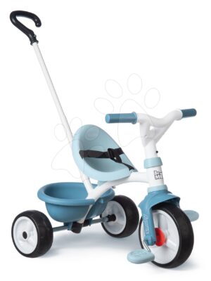 Trojkolka s voľnobehom Be Move Tricycle Blue Smoby s vodiacou tyčou a EVA kolesami modrá od 15 mesTrojkolka s voľnobehom Be Move Tricycle Blue Smoby s vodiacou tyčou a EVA kolesami modrá od 15 mes