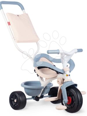 Trojkolka Be Fun Comfort Tricycle Blue Smoby s dvojitou vodiacou tyčou a taškou od 10 mesTrojkolka Be Fun Comfort Tricycle Blue Smoby s dvojitou vodiacou tyčou a taškou od 10 mes