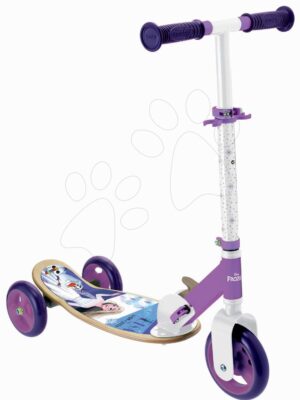 Drevená kolobežka trojkolesová Frozen Wheels Foldable Scooter Smoby skladacia výškovo nastaviteľná a protišmyková ticháDrevená kolobežka trojkolesová Frozen Wheels Foldable Scooter Smoby skladacia výškovo nastaviteľná a protišmyková tichá