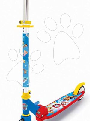 Kolobežka dvojkolesová Paw Patrol 3 Wheels Foldable Scooter Smoby skladacia s brzdou výškovo nastaviteľná max. 83 cm od 5 rokovKolobežka dvojkolesová Paw Patrol 3 Wheels Foldable Scooter Smoby skladacia s brzdou výškovo nastaviteľná max. 83 cm od 5 rokov