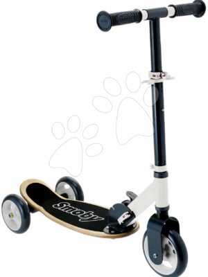 Drevená kolobežka trojkolesová Wooden 3W Foldable Scooter Black Smoby skladacia a výškovo nastaviteľnáDrevená kolobežka trojkolesová Wooden 3W Foldable Scooter Black Smoby skladacia a výškovo nastaviteľná