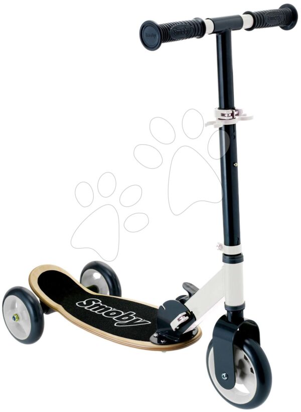 Drevená kolobežka trojkolesová Wooden 3W Foldable Scooter Black Smoby skladacia a výškovo nastaviteľnáDrevená kolobežka trojkolesová Wooden 3W Foldable Scooter Black Smoby skladacia a výškovo nastaviteľná