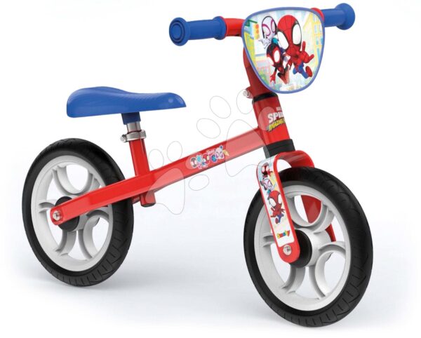 Balančné odrážadlo Spidey First Bike Smoby s kovovou konštrukciou a 33-38 cm nastaviteľným sedadlom od 24 mesBalančné odrážadlo Spidey First Bike Smoby s kovovou konštrukciou a 33-38 cm nastaviteľným sedadlom od 24 mes