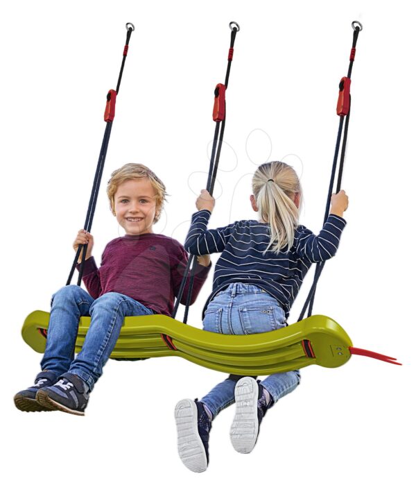 Hojdačka pre dve deti Snake Swing BIG výškovo nastaviteľná nosnosť 100 kg od 5-10 rokovHojdačka pre dve deti Snake Swing BIG výškovo nastaviteľná nosnosť 100 kg od 5-10 rokov