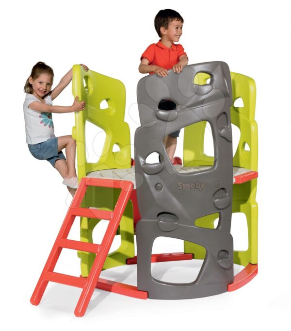 Smoby preliezačka Multiactivity Climbing Tower s 3 lezeckými stenami a 150 cm šmykľavkou s UV filtrom 840204Smoby preliezačka Multiactivity Climbing Tower s 3 lezeckými stenami a 150 cm šmykľavkou s UV filtrom 840204