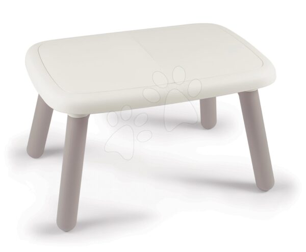 Stôl pre deti KidTable White Smoby šedokrémový s UV filtrom 76*52*45 cm od 18 mesStôl pre deti KidTable White Smoby šedokrémový s UV filtrom 76*52*45 cm od 18 mes