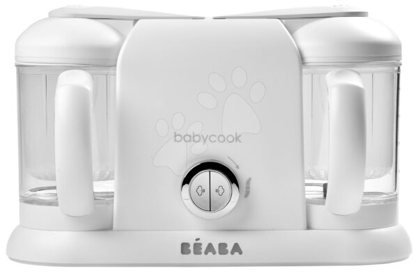 Parný varič a mixér Beaba Babycook® Duo Plus White Silver dvojitý od 0 mesiacovParný varič a mixér Beaba Babycook® Duo Plus White Silver dvojitý od 0 mesiacov