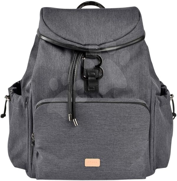 Prebaľovacia taška ako batoh Vancouver Backpack Dark Grey Beaba s doplnkami 22 l objem 42 cm šedáPrebaľovacia taška ako batoh Vancouver Backpack Dark Grey Beaba s doplnkami 22 l objem 42 cm šedá