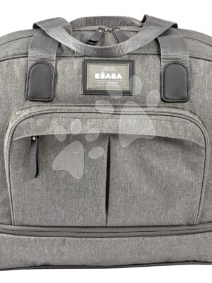 Prebaľovacia taška ku kočíku Beaba Amsterdam II Expandable Travel Changing Bag Heather Grey 2 veľkosti siváPrebaľovacia taška ku kočíku Beaba Amsterdam II Expandable Travel Changing Bag Heather Grey 2 veľkosti sivá