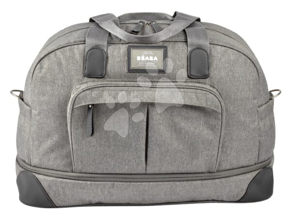 Prebaľovacia taška ku kočíku Beaba Amsterdam II Expandable Travel Changing Bag Heather Grey 2 veľkosti siváPrebaľovacia taška ku kočíku Beaba Amsterdam II Expandable Travel Changing Bag Heather Grey 2 veľkosti sivá