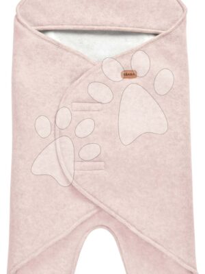 Zavinovačka Babynomade® Double Fleece Beaba Dusty Rose White dvojvrstvová extra teplá ružová od 0-6 mesZavinovačka Babynomade® Double Fleece Beaba Dusty Rose White dvojvrstvová extra teplá ružová od 0-6 mes