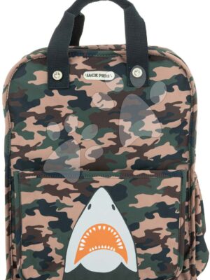 Školská taška batoh Backpack Amsterdam Large Camo Shark Jack Piers veľká ergonomická luxusné prevedenie od 6 rokov 36*29*13 cmŠkolská taška batoh Backpack Amsterdam Large Camo Shark Jack Piers veľká ergonomická luxusné prevedenie od 6 rokov 36*29*13 cm