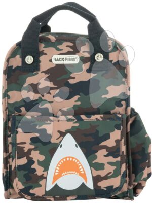 Školská taška batoh Backpack Amsterdam Small Camo Shark Jack Piers malá ergonomická luxusné prevedenie od 2 rokov 23*28*11 cmŠkolská taška batoh Backpack Amsterdam Small Camo Shark Jack Piers malá ergonomická luxusné prevedenie od 2 rokov 23*28*11 cm