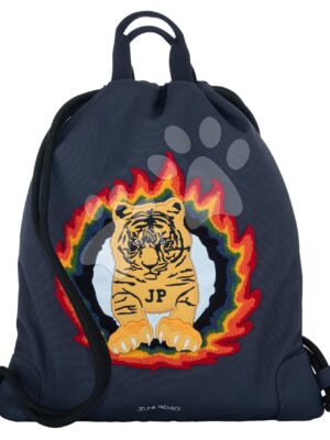 Školský vak na telocvik a prezúvky City Bag Tiger Flame Jeune Premier ergonomický luxusné prevedenie 40*36 cmŠkolský vak na telocvik a prezúvky City Bag Tiger Flame Jeune Premier ergonomický luxusné prevedenie 40*36 cm