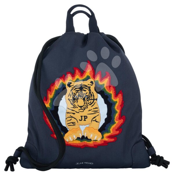 Školský vak na telocvik a prezúvky City Bag Tiger Flame Jeune Premier ergonomický luxusné prevedenie 40*36 cmŠkolský vak na telocvik a prezúvky City Bag Tiger Flame Jeune Premier ergonomický luxusné prevedenie 40*36 cm