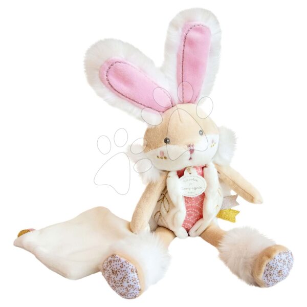 Plyšový zajačik Bunny Pink Lapin de Sucre Doudou et Compagnie ružový 31 cm v darčekovom balení od 0 mesPlyšový zajačik Bunny Pink Lapin de Sucre Doudou et Compagnie ružový 31 cm v darčekovom balení od 0 mes