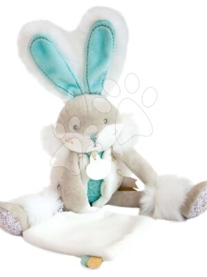 Plyšový zajačik Bunny Almond Lapin de Sucre Doudou et Compagnie tyrkysový 31 cm v darčekovom balení od 0 mesPlyšový zajačik Bunny Almond Lapin de Sucre Doudou et Compagnie tyrkysový 31 cm v darčekovom balení od 0 mes