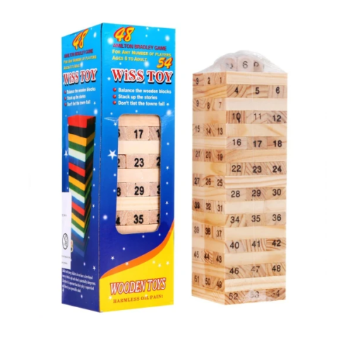 Drevené kocky Jenga