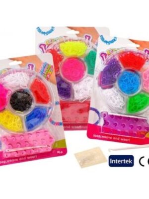 Farebné gumky Loom Band bransoletki 600 ks