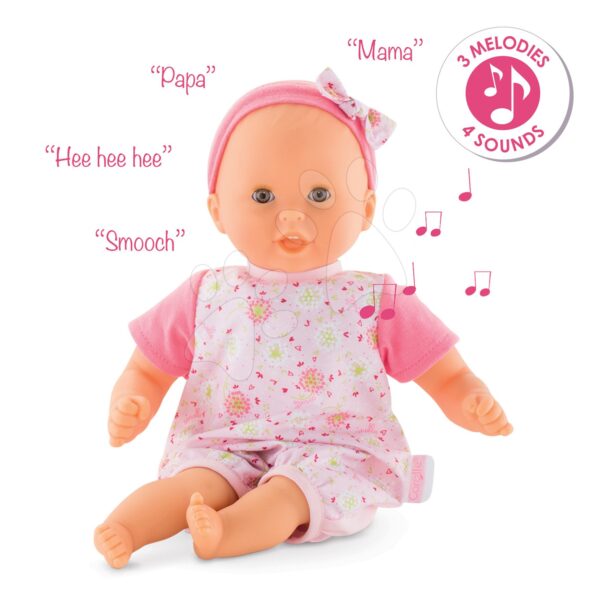 Bábika Bébé Calin Loving & Melodies Features Corolle interaktívna so 4 zvukmi a 3 melódiami hnedé klipkajúce oči 30 cm od 18 mesBábika Bébé Calin Loving & Melodies Features Corolle interaktívna so 4 zvukmi a 3 melódiami hnedé klipkajúce oči 30 cm od 18 mes