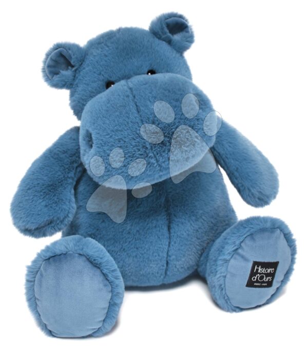 Plyšový hroch Hip' Blue Hippo Exotique Histoire d’ Ours modrý 40 cm od 0 mesPlyšový hroch Hip' Blue Hippo Exotique Histoire d’ Ours modrý 40 cm od 0 mes