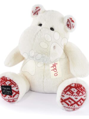 Plyšový hroch Christmas White Hippo Cocooning Histoire d’ Ours biely 40 cm od 0 mesPlyšový hroch Christmas White Hippo Cocooning Histoire d’ Ours biely 40 cm od 0 mes